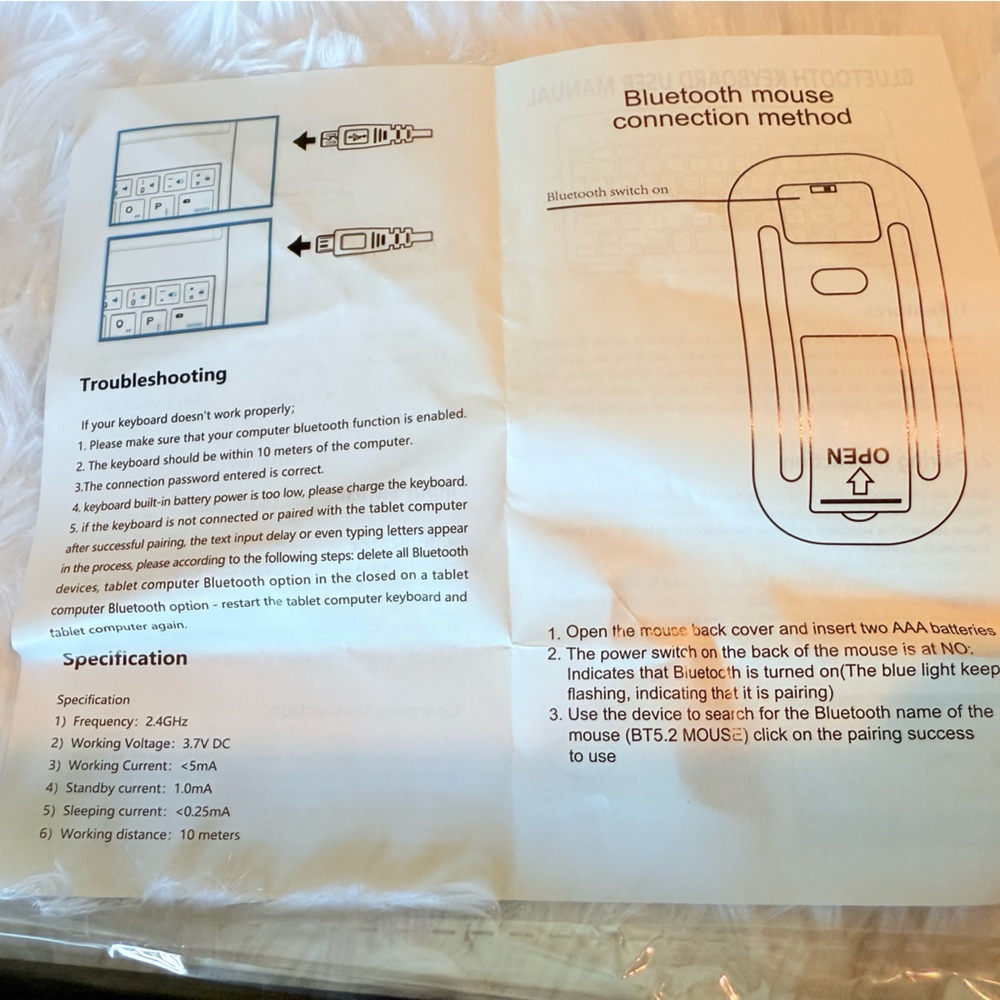Slim Wireless Keyboard Multi-Device Compatible NIB - Picture 8 of 11